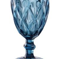 juego de 6 copas de cristal diamantes