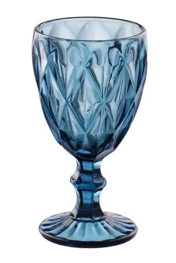 juego de 6 copas de cristal diamantes