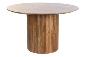 Mesa comedor circular madera de mango 120cm