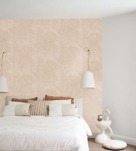 Decoración de paredes con papel pintado - Dormitorios con papel pintado en el cabecero Decoración de paredes con papel pintado - Dormitorios con papel pintado en el cabecero