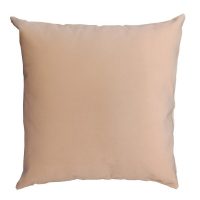 Cojín terciopelo beige 45x45