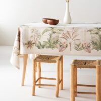 Mantel estampado antimanchas Tropical