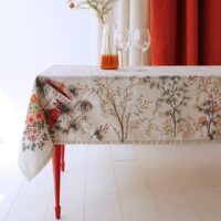 Mantel estampado antimanchas Oriental
