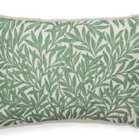 Cojín ramas verdes 50x30 cm